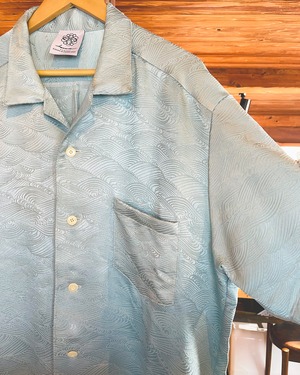 NAMI - ALOHA SHIRT / アロハシャツ キモノシャツ 波文様