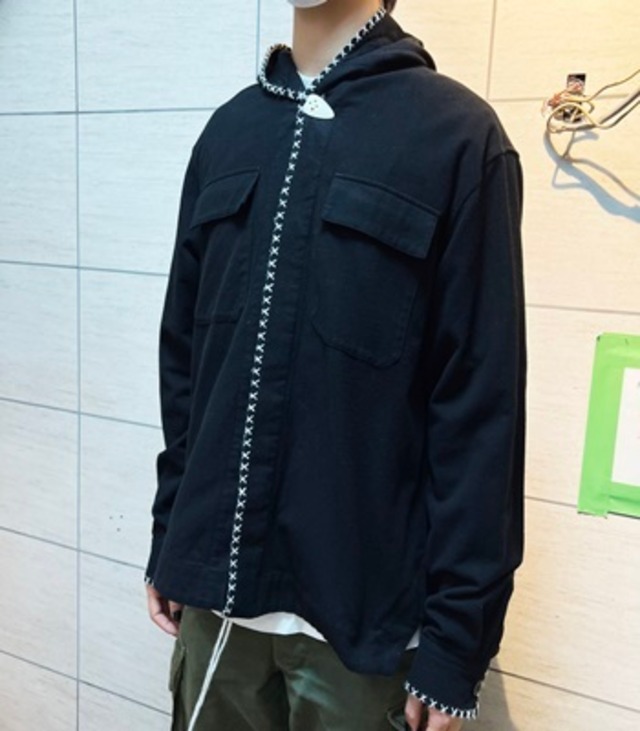 MASU エムエーエスユー 21AW SAILOR HOOD SHIRT セーラーシャツ 