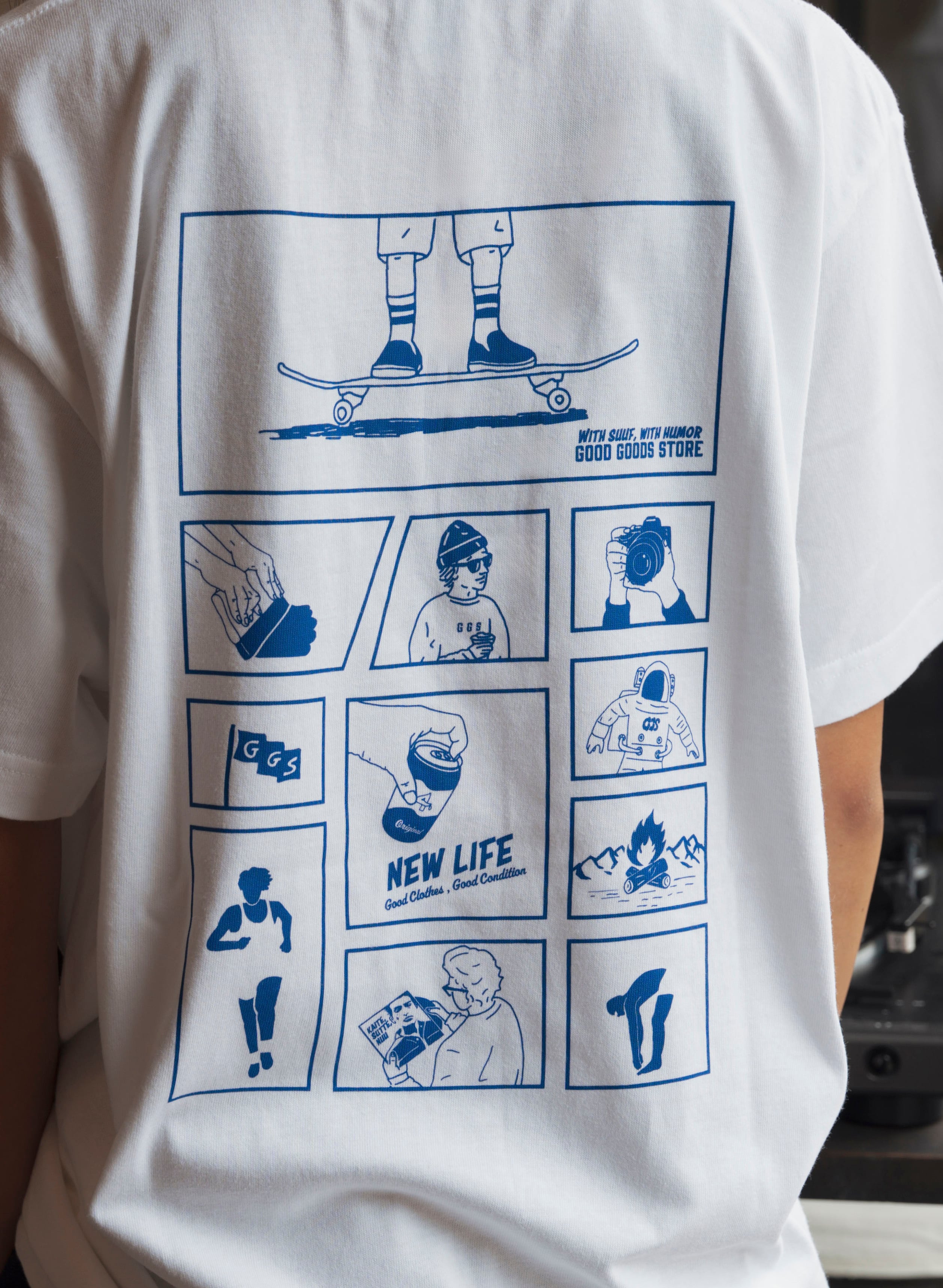 NEW LIFE/T-shirt | 四々舎/GOOD GOODS STORE