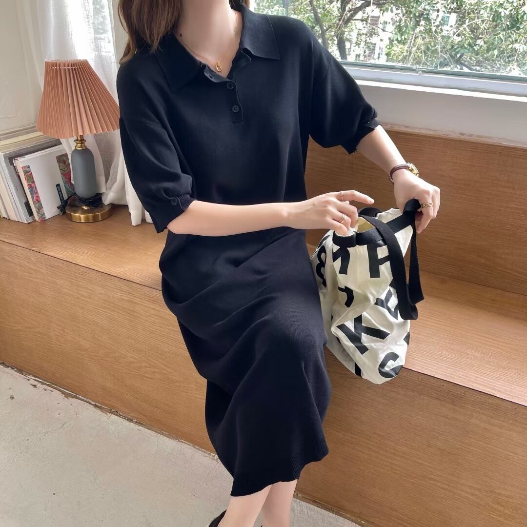 ポロシャツ風ワンピース　AJ1050-6616