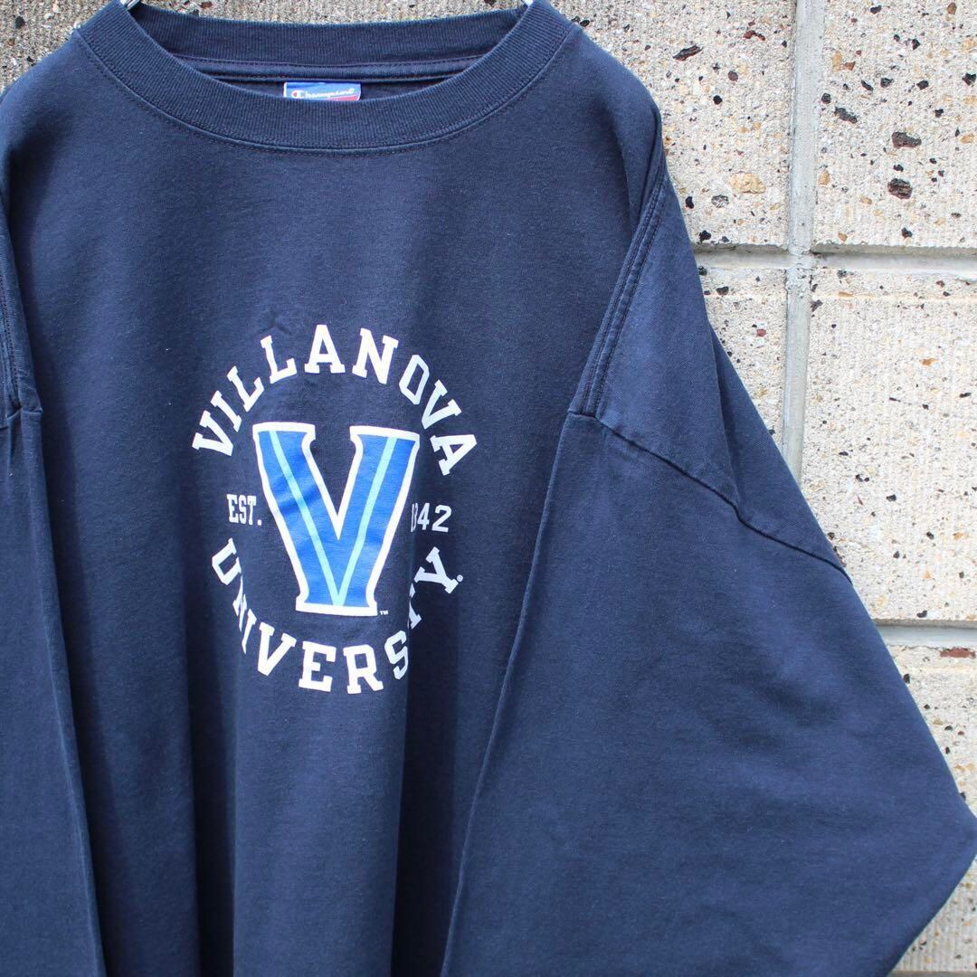 【XXLサイズ】Champion US企画 00's ビラノバ大学 古着 ロングスリーブTシャツ