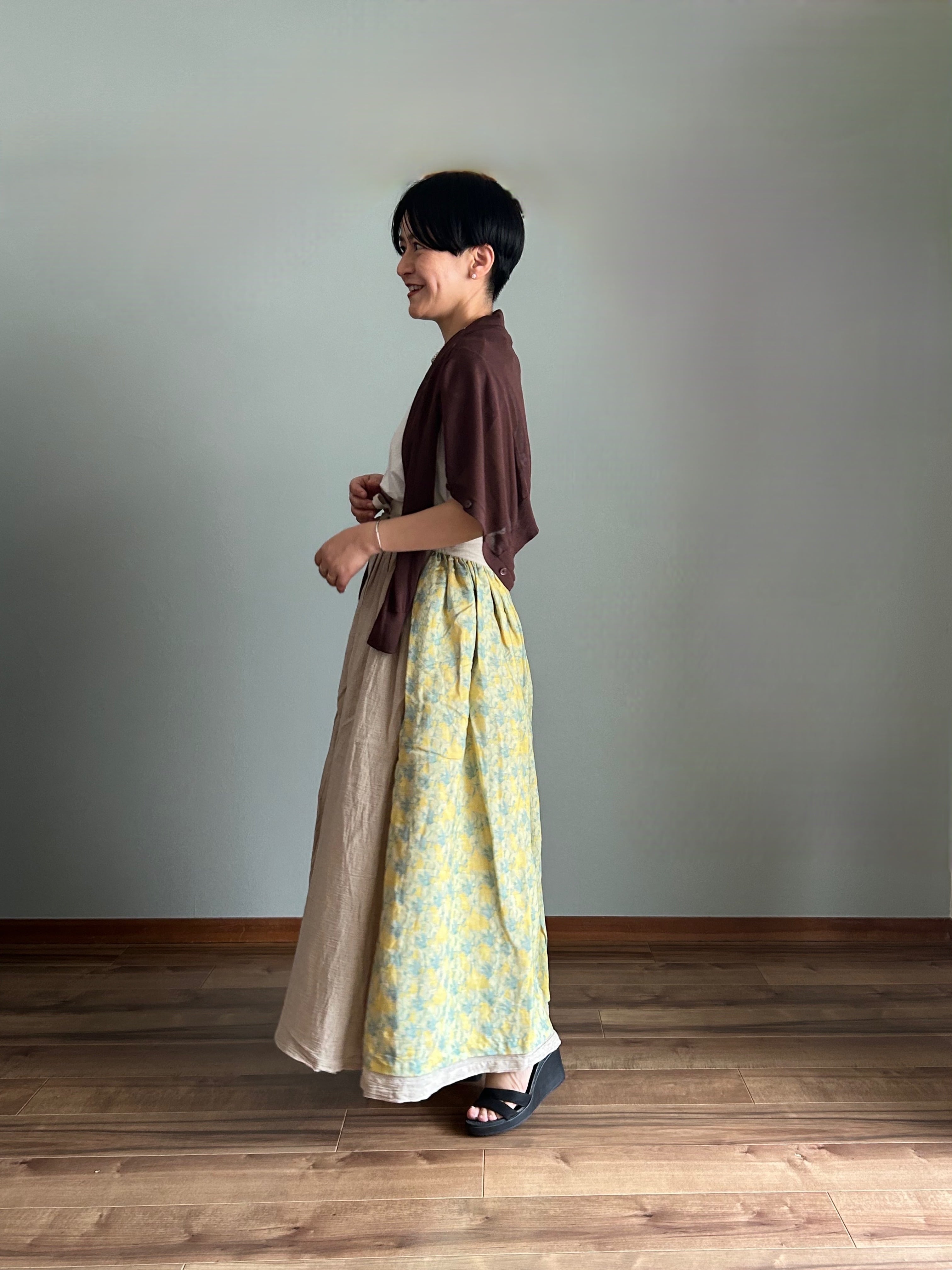 ハレノヒギャザーラップスカート | nuu