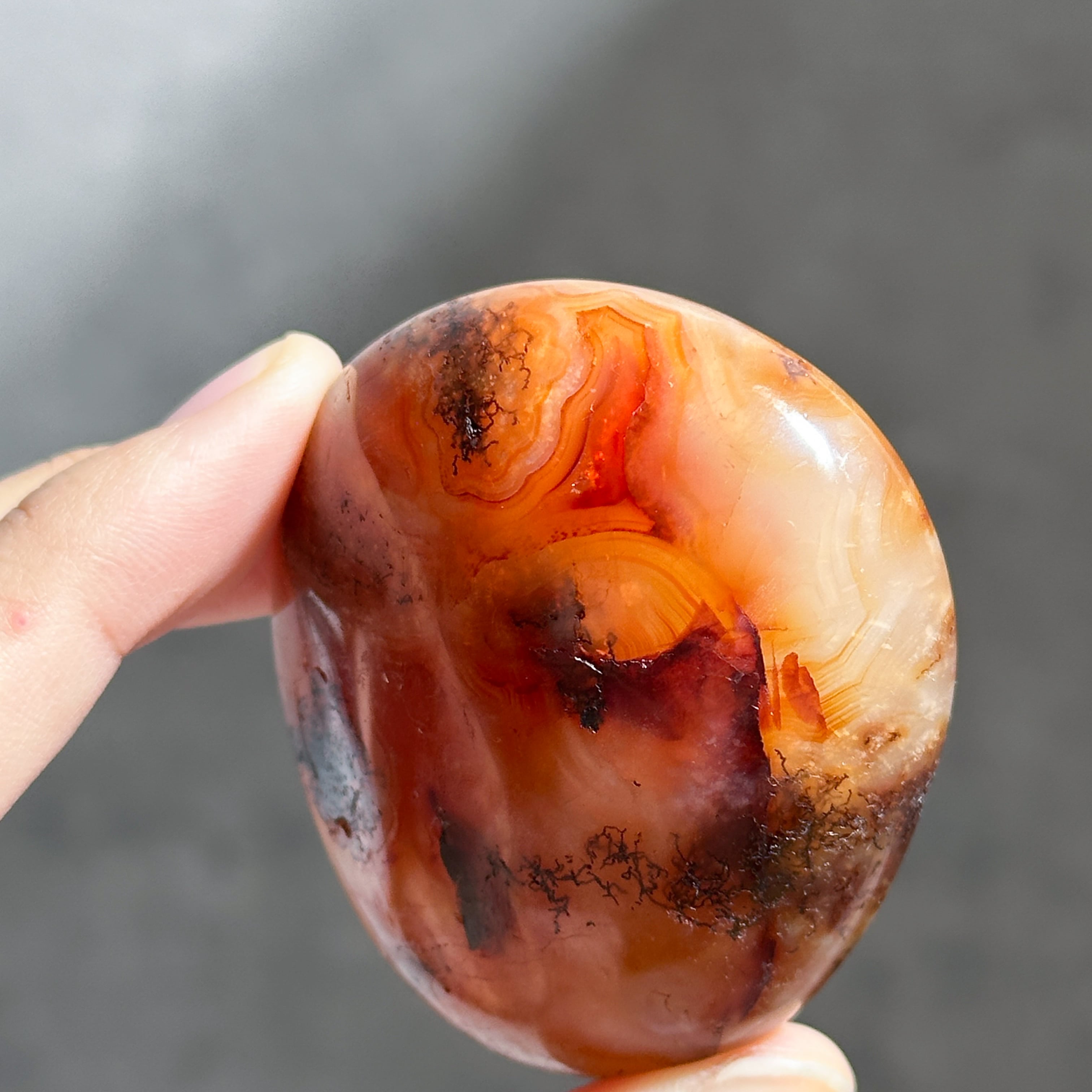 カーネリアン パーム 24♢ Carnelian ♢天然石・鉱物・パワーストーン