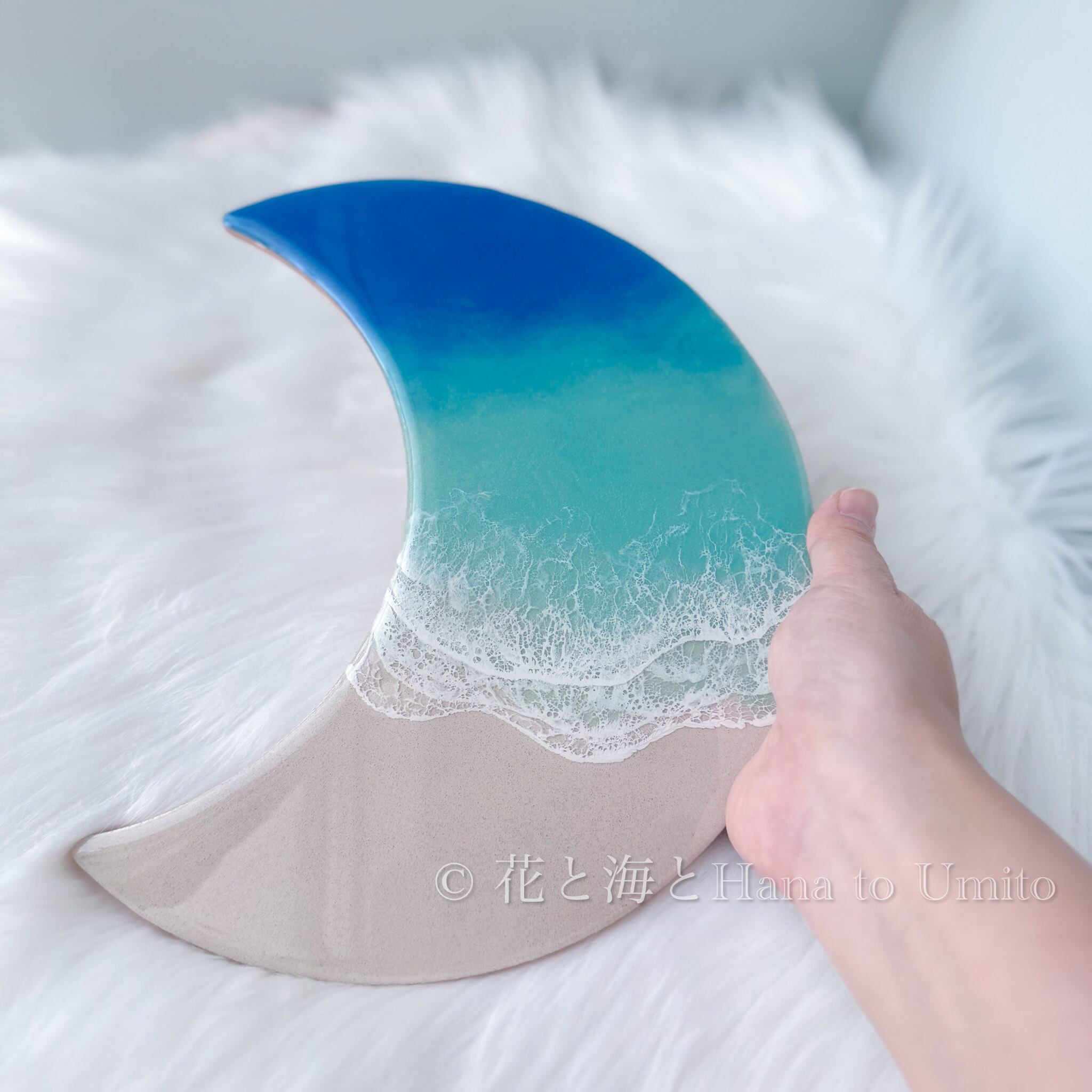 海色ウォールライト（照明・壁飾り）✳︎海レジンアート オーシャン