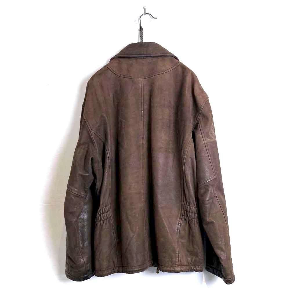 conbipel] Vintage Leather Jacket [1990s-] Vintage Fireman Hook