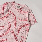 KATHARINE HAMNETT LONDON キャサリン ハムネット ロンドン ドット柄 総柄 半袖 Tシャツ カットソー M/ピンク系 レディース