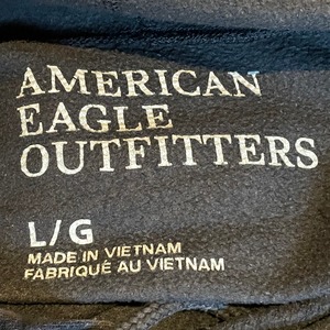 【American Eagle】ビッグロゴ パーカー プルオーバー L アメリカンイーグル アメリカ古着