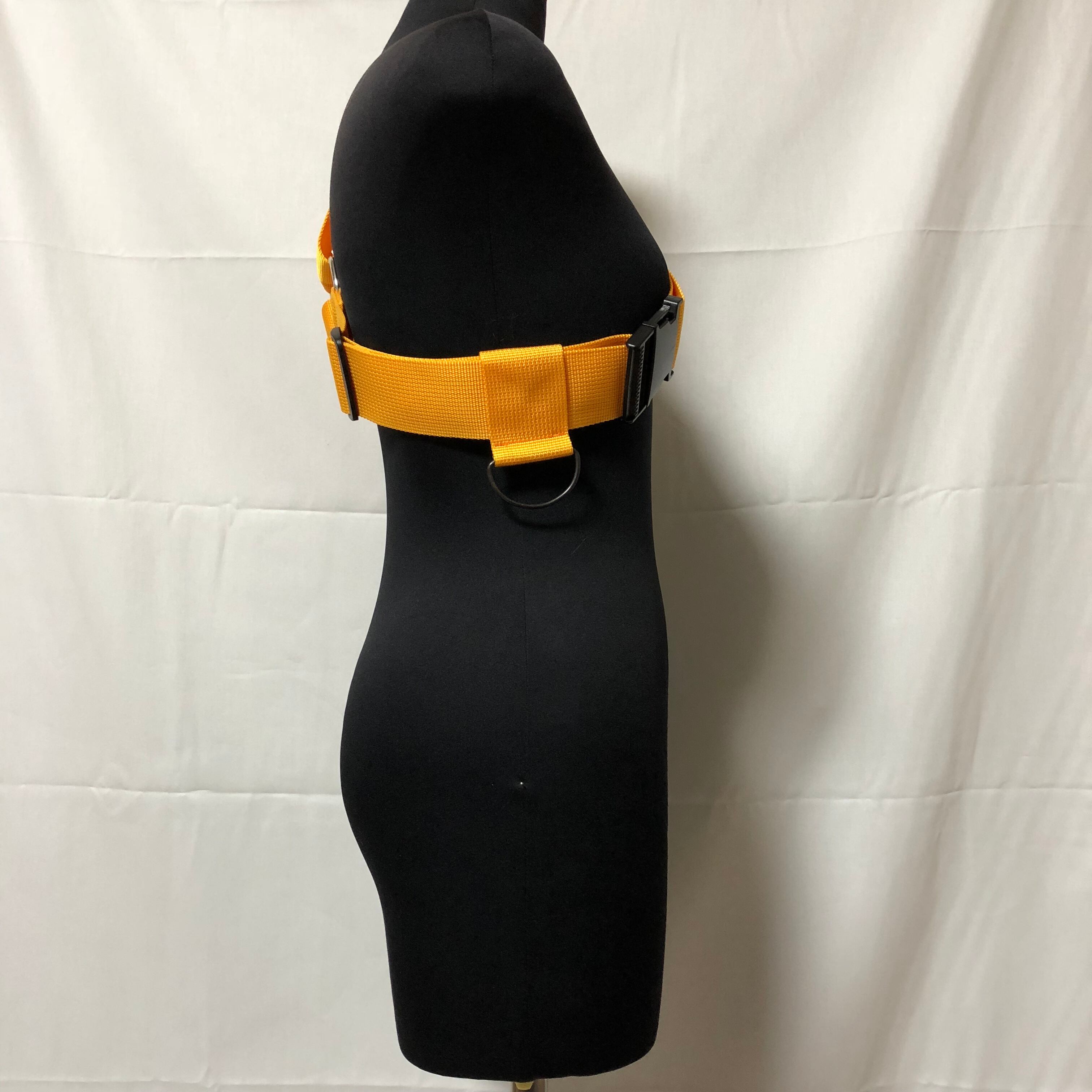 チェストハーネス 肩掛けオレンジ