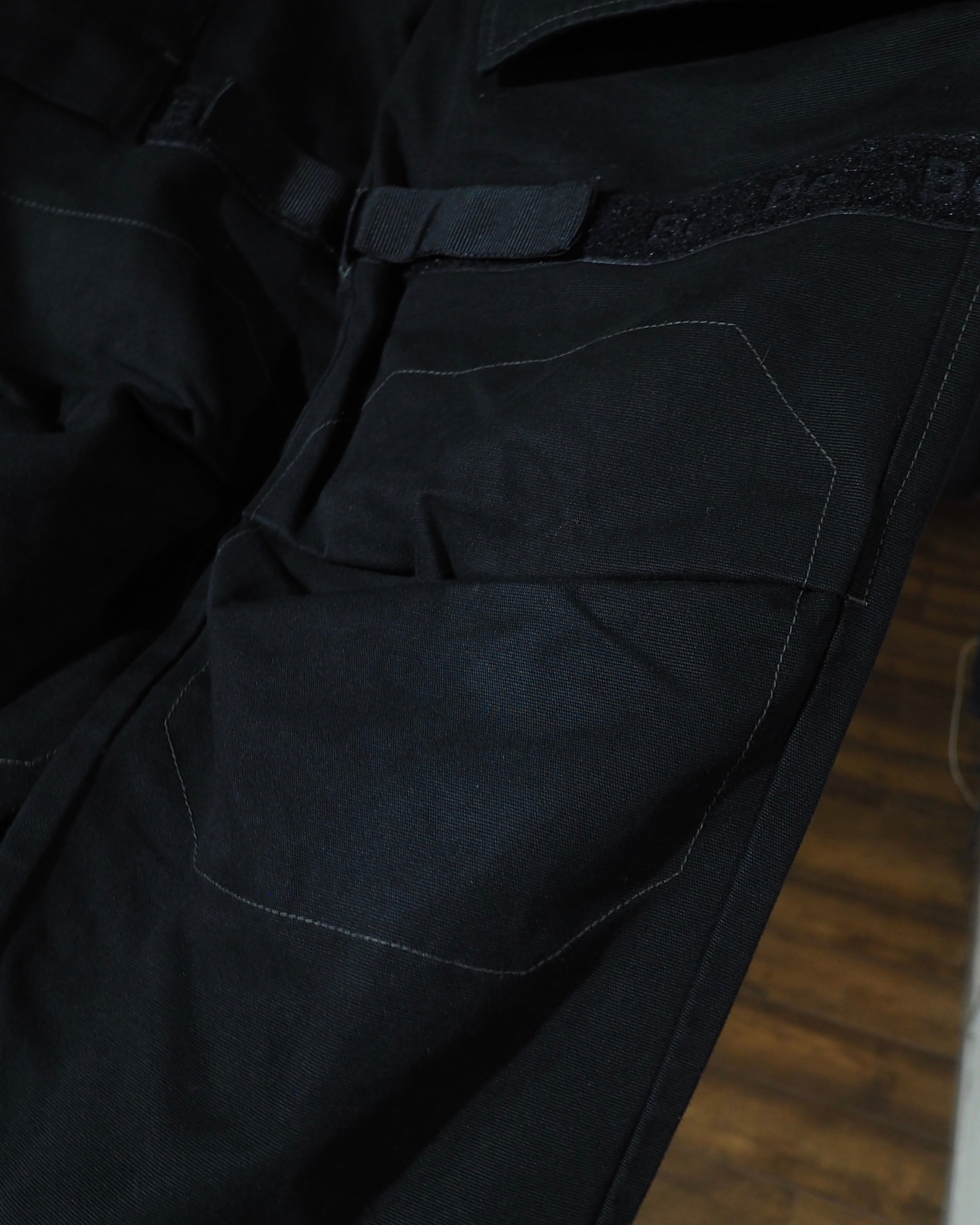 ” MARITHE + FRANCOIS GIRBAUD ” Black Shuttle Wide Cargo Pants