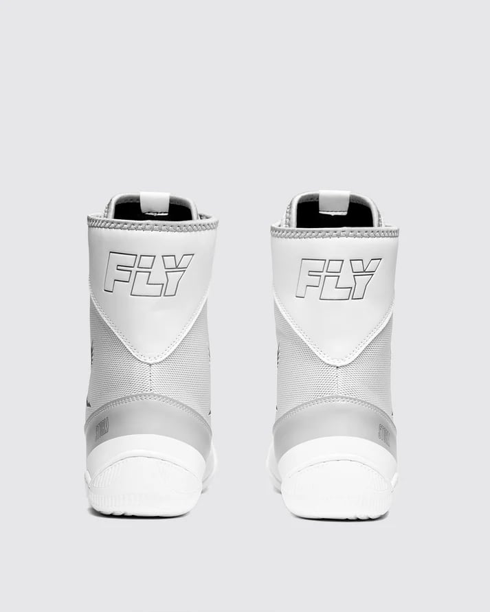 FLY ボクシングシューズ「Storm Boots 2」（ホワイト）フライ | BoxingCafe