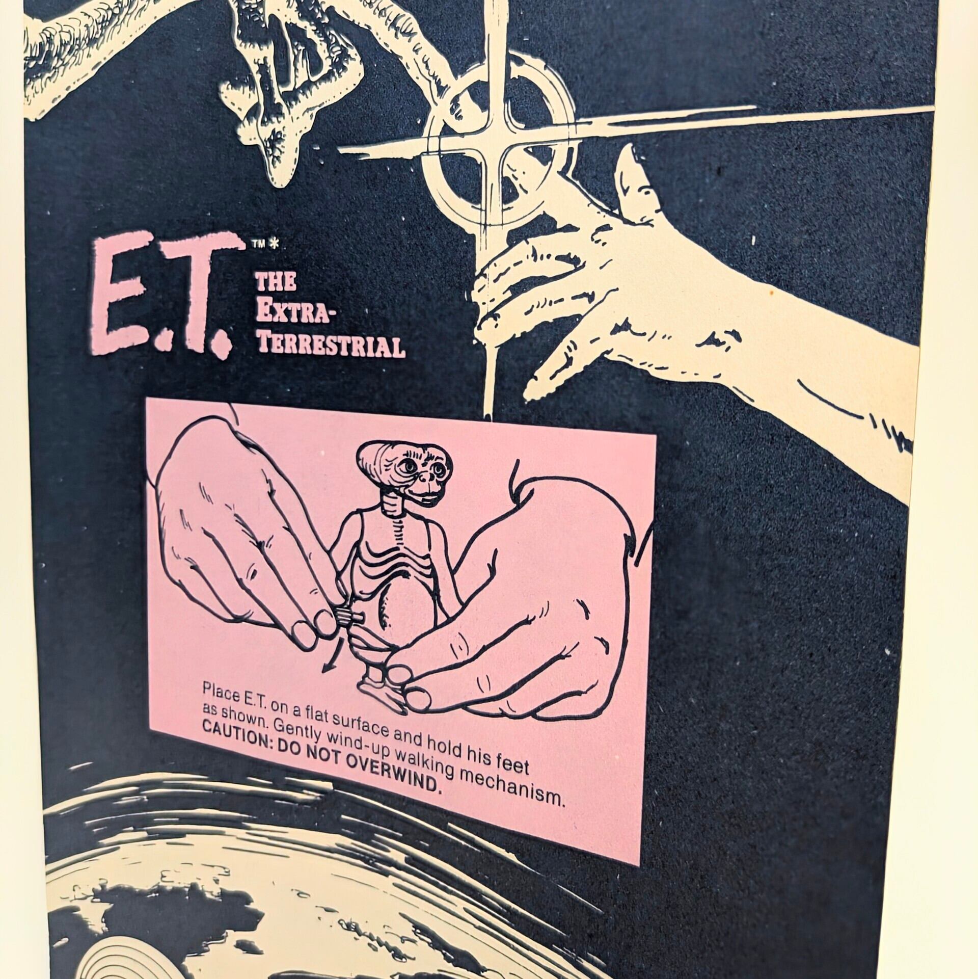 ☆ VINTAGE DEADSTOCK ☆【 E.T. (イーティー) 】 E.T. THE EXTRA-TERRESTRIAL Windup Toy ぜんまい式 トコトコ 〚アメリカン雑貨 アメトイ〛
