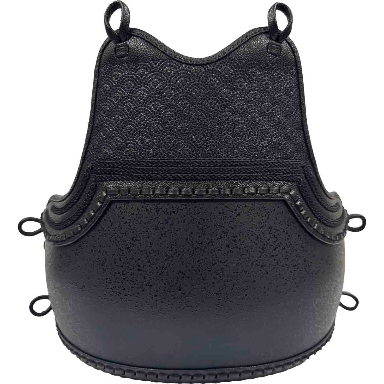 中寸変り塗胴中寸(桜刺繍／溜塗) | 江戸川防具