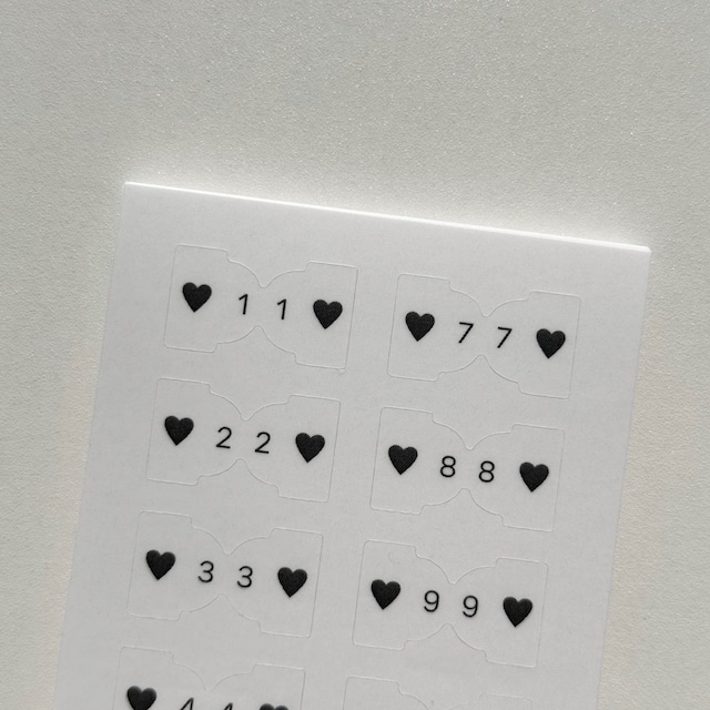 papeterie.atelier 〔monthly index sticker 〕