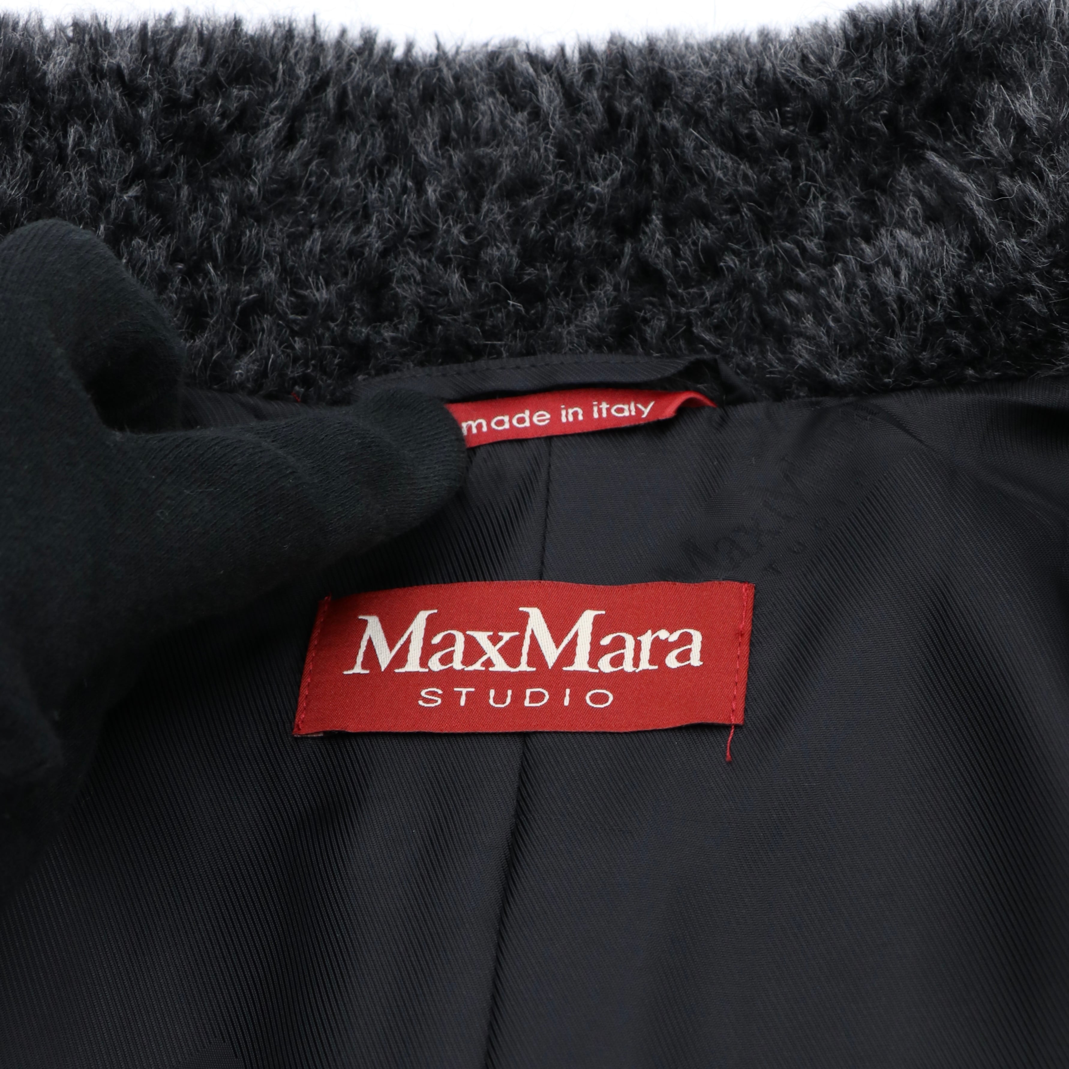 Max Mara アルパカ シャギーコート グレー マックスマーラ | 2122TOKYO