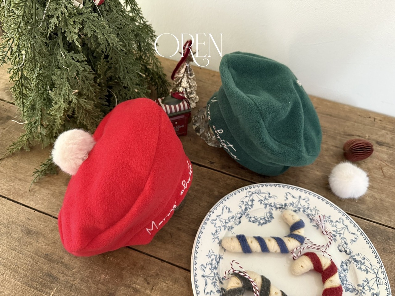 Oren X-mas［取寄］eve pompom beret