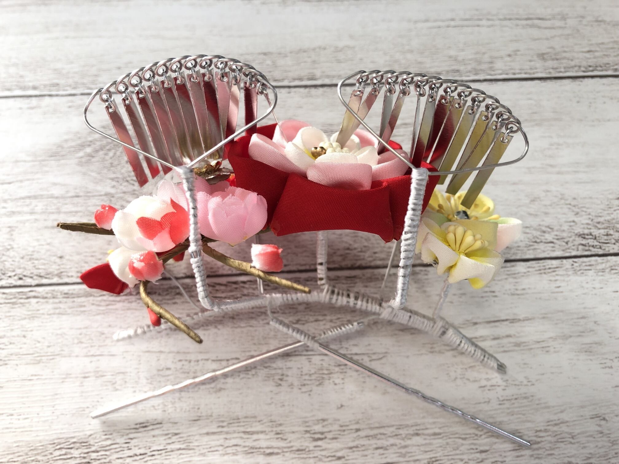 七五三髪飾り【勝山かんざし】 髪飾り＃6339701R 七五三 髪飾り 勝山かんざし 勝山セット 横挿し