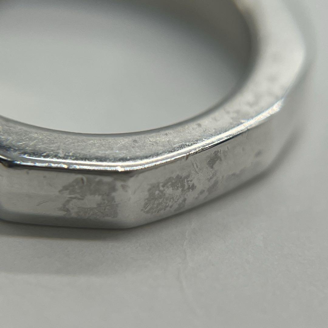 グッチ GUCCI ヘキサゴン ナット リング 13号 SV925 3連リング グッチ GUCCI ヘキサゴン ナット リング 13号 SV925 3連リング