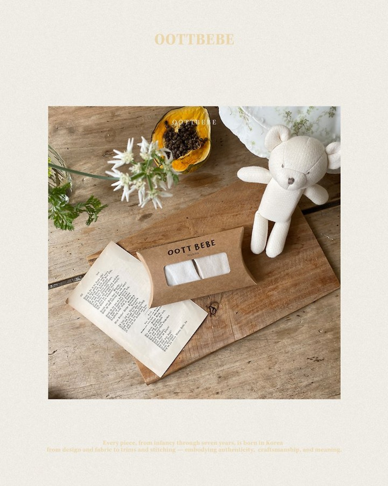 [oottbebe] Newborn Socks / [오뜨베베] 신생아양말