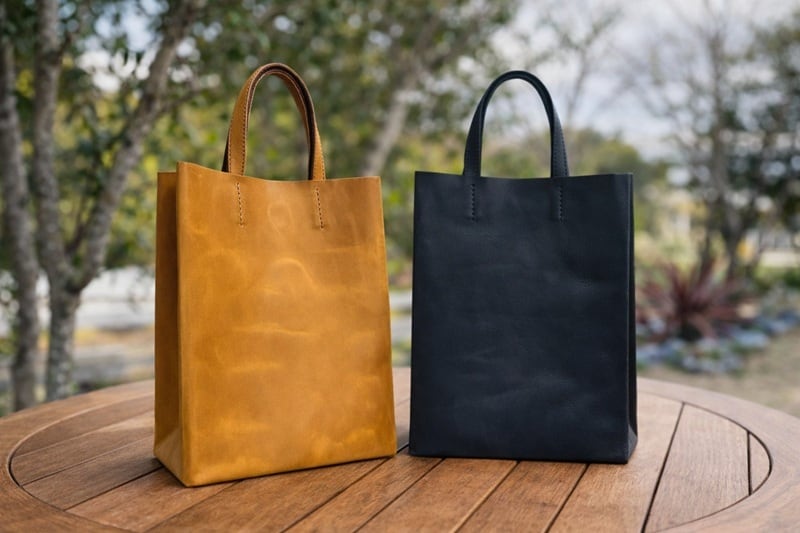 明*子様 超限定品 紙袋ならぬ 革袋 ノーマルVer 馬革 レザー 本革 バッグ 紙袋のような革袋 | 革り小物 Aster*isk