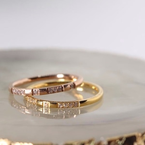 ジルコニア リング【8粒】MR884