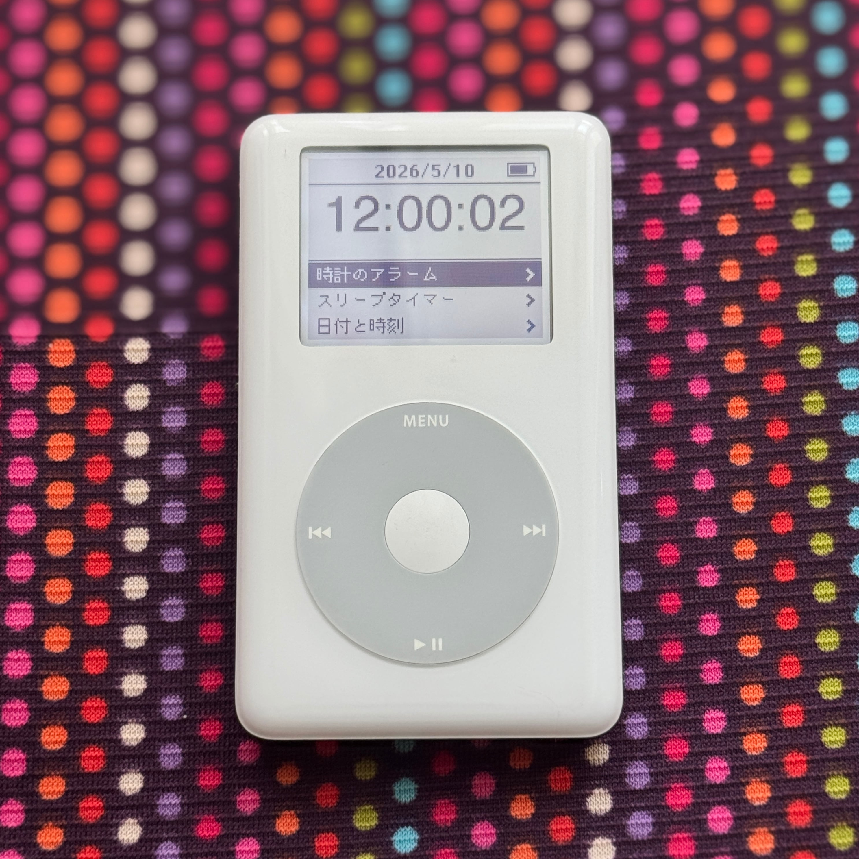 Apple 第4世代 iPod 20GB A1059｜新品バッテリー交換済み | Happy Pod
