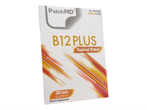 【(PatchMD) B12プラス】 ビタミンB12をはじめとするビタミンB群を有用成分として配合。健康維持を目的とするパッチ型のサプリメントです。