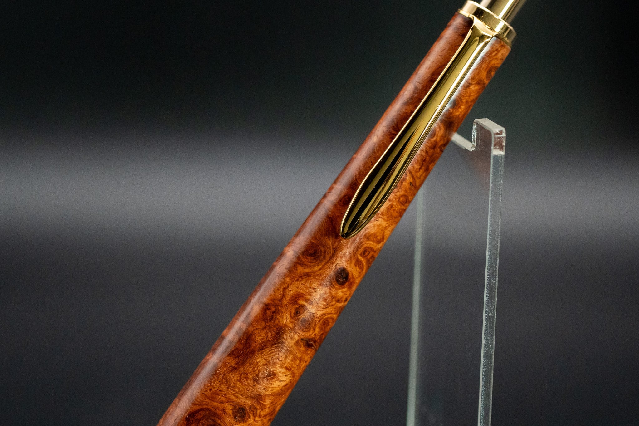 【朱色の銘木】本花梨瘤 特上 gold MP