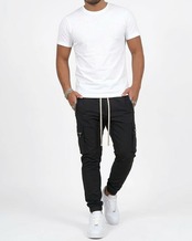 サイドポケットスリムフィットパンツ(P00013)