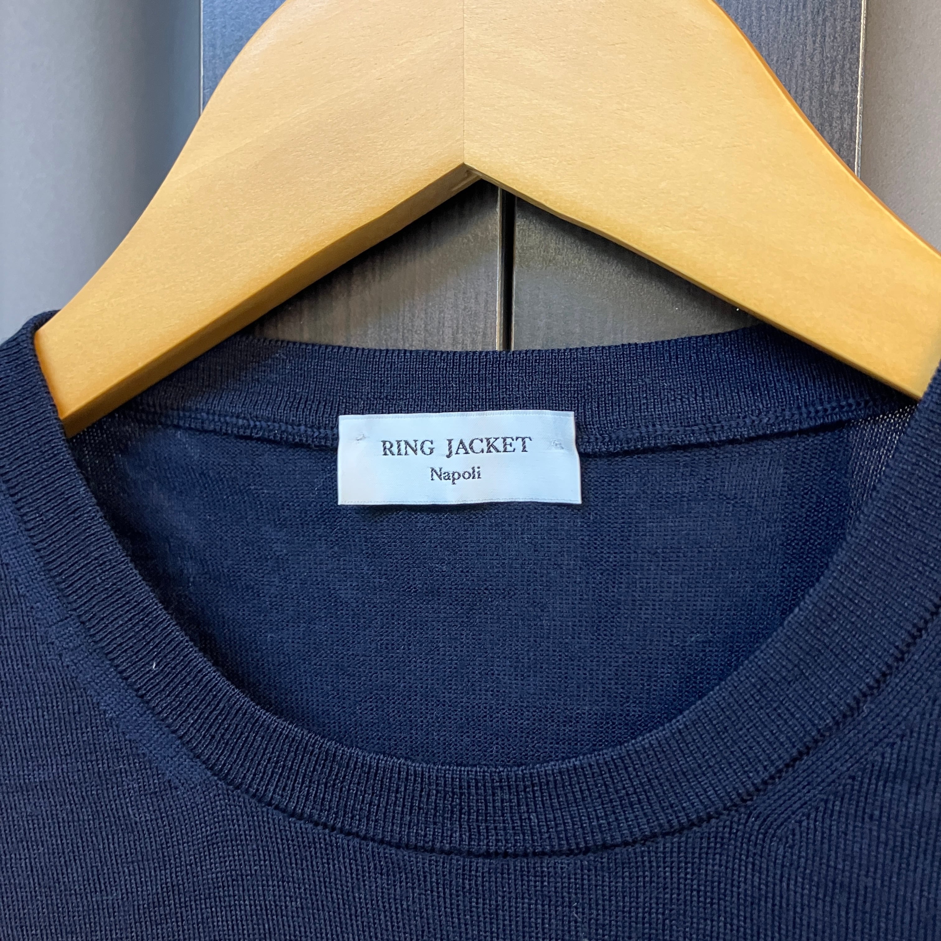 RING JACKET NAPOLI WOOL CREW NECK 《2》 | safarionline