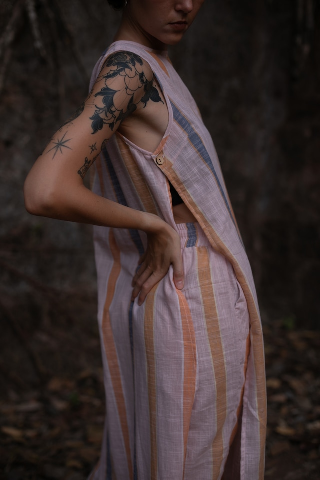 Soft Stripe — Tapered Pants (一点もの)
