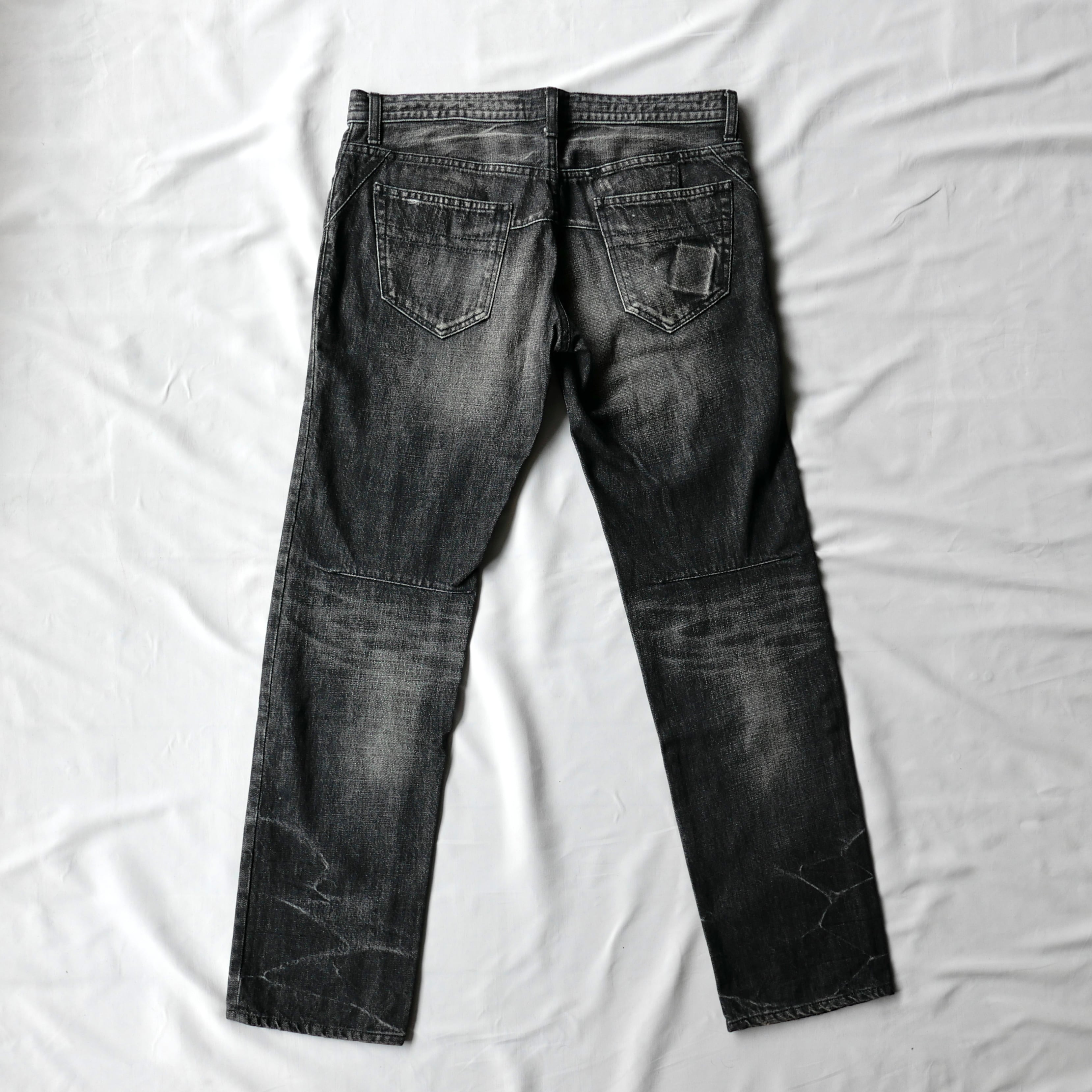 n(n) by NUMBER (N)INE BLACK DENIM PANTS | safarionline