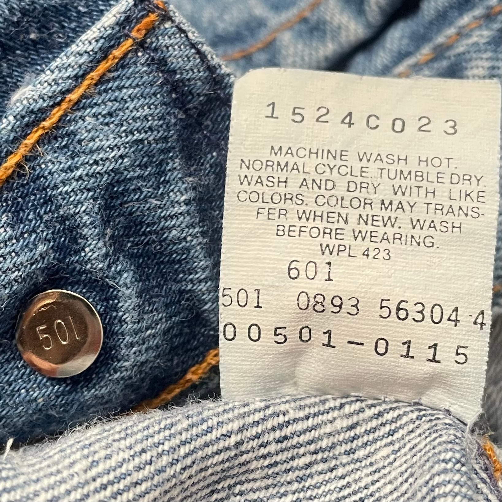 90s USA Levi's 501 denim pants アメリカ製リーバイス裾カットオフ