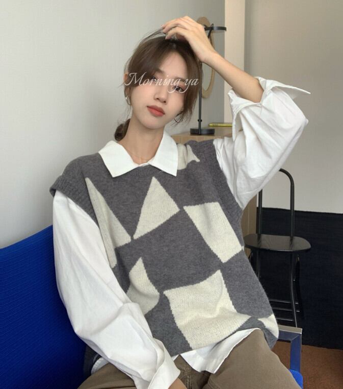 スタイルスタンダードニットオータム薄手セーター ジャケット レトロ 秋物 モンロー7092082239