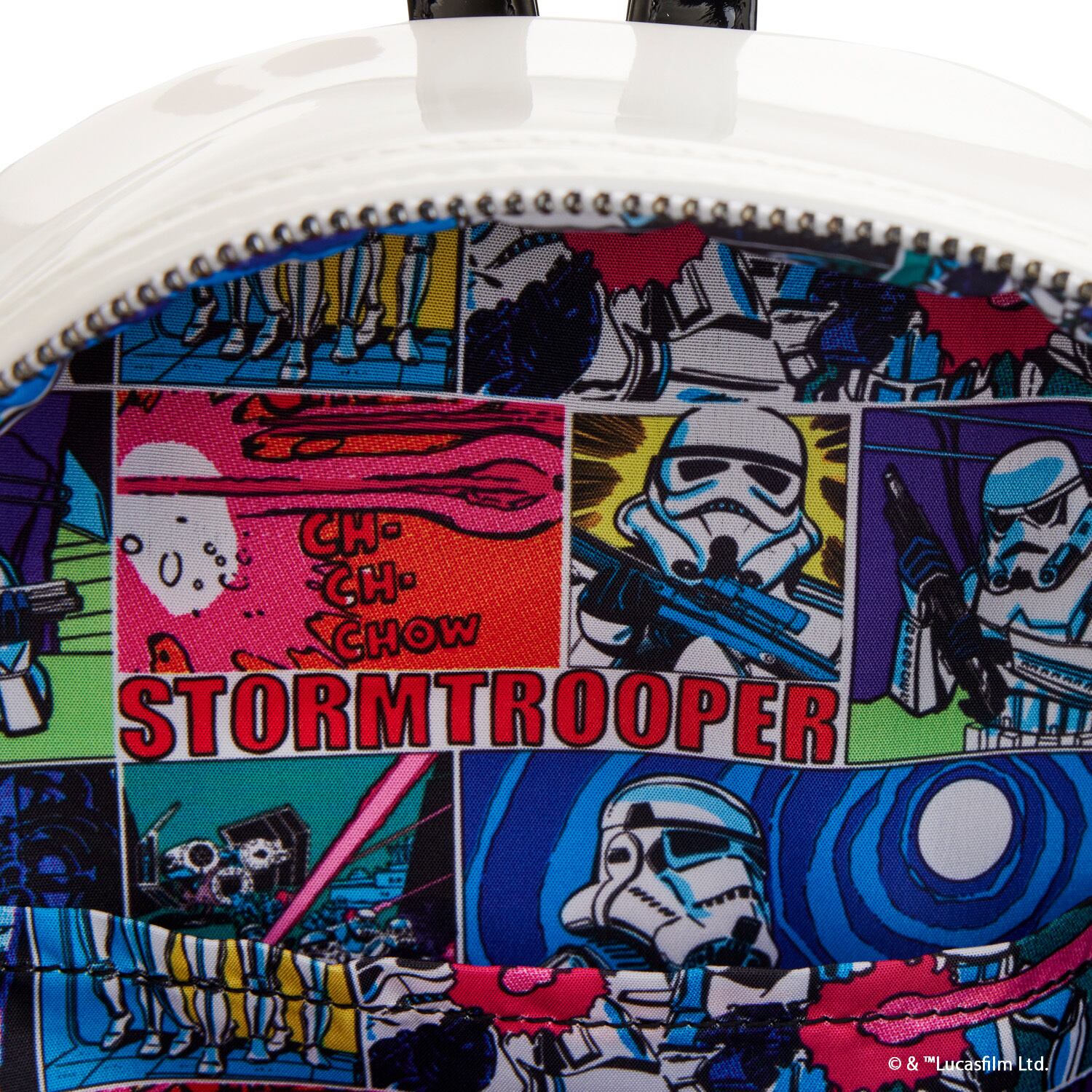 LF STAR WARS STORMTROOPER LENTICULAR MINI BACKPACK_STBK0285