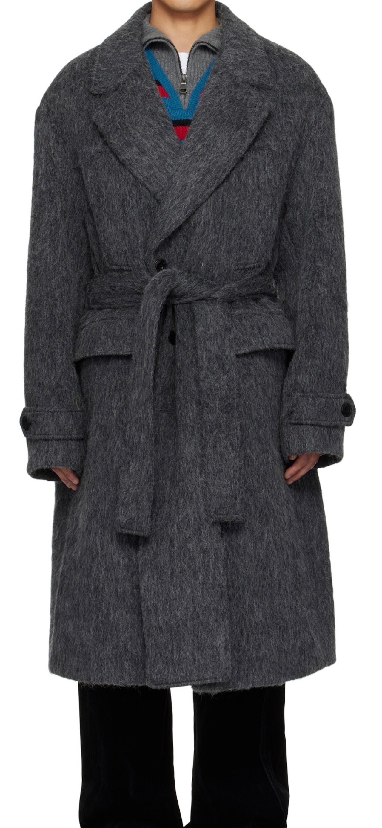【25AW】ADSB Andersson Bell アンダーソンベル / MATTIA SHAGGY WOOL COAT - 1