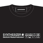 【Tシャツ】SYNTHESIZER T-shirt・シンセサイザーTシャツ・ブラック