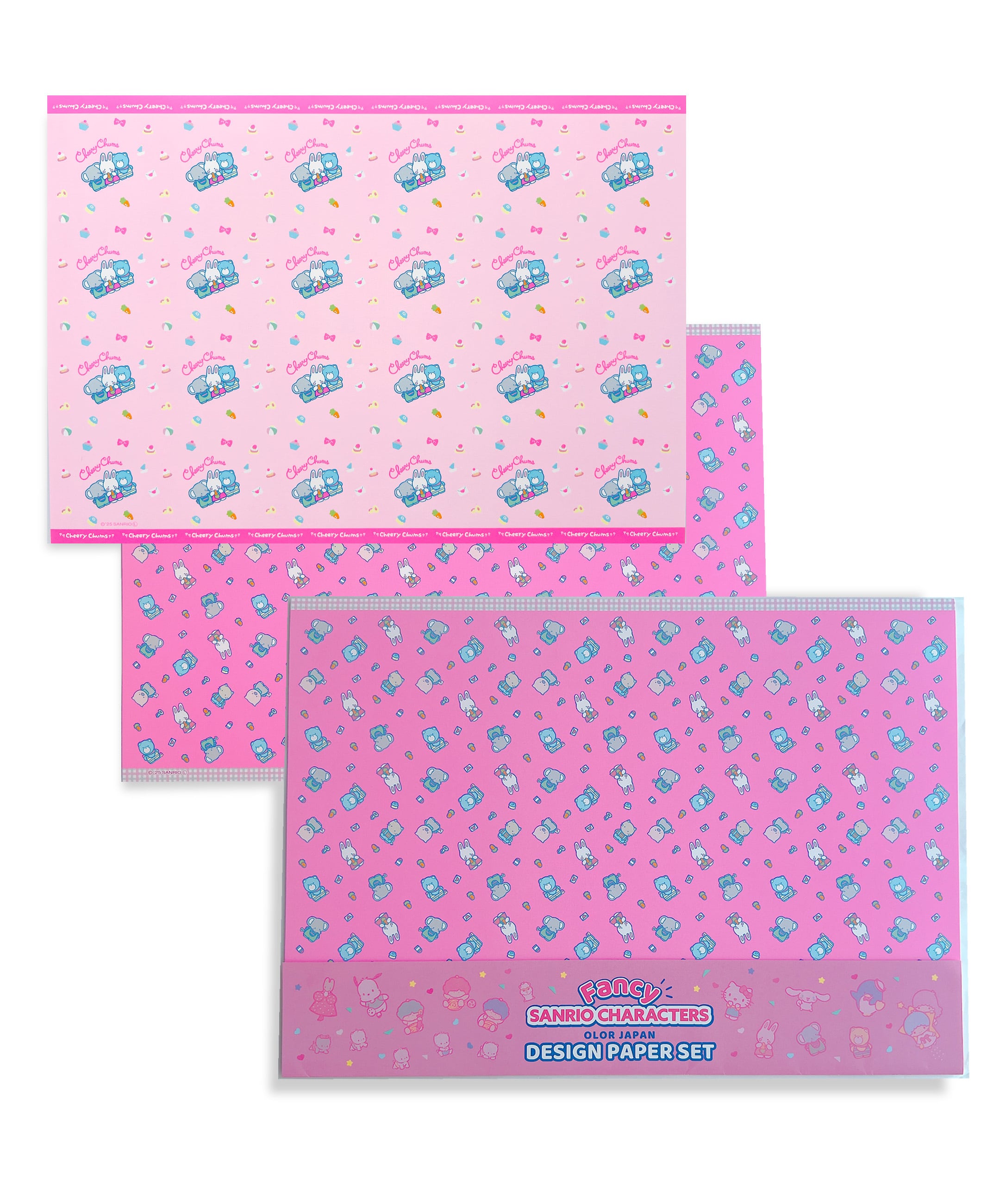 Sanrio Characters】POP PINK PRINT! Design paper set /CHEERY CHUMS