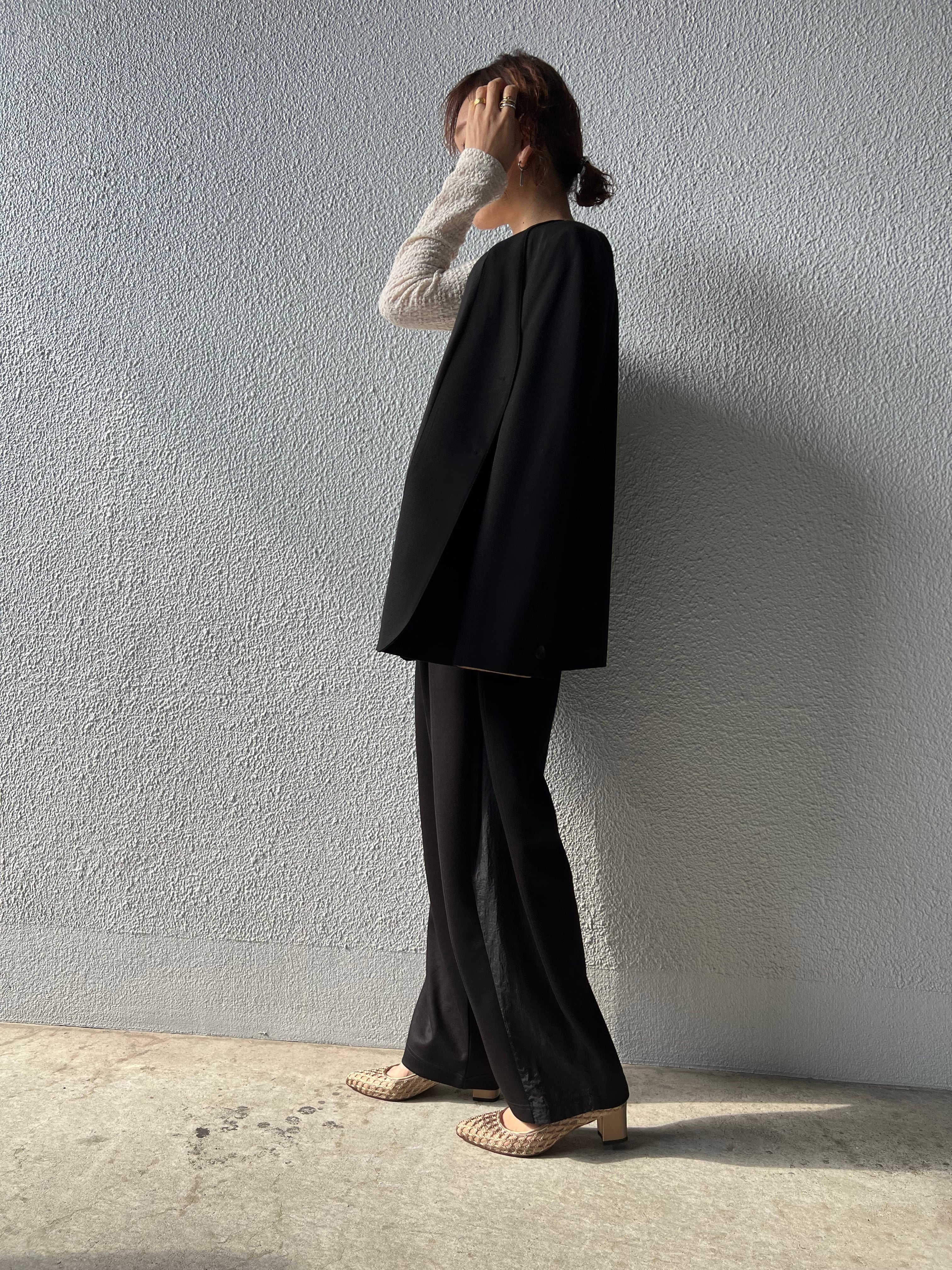 【SELECT】ポンチタックデザインイージーパンツ 35-0732