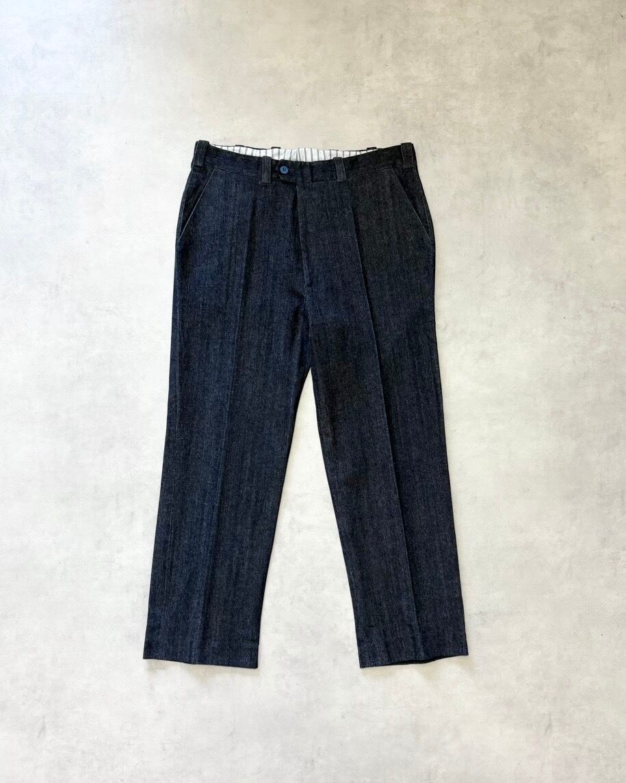 【Used】 “Sartoria Fracassi Angelo” Indigo Denim Slacks MADE IN ITALY W31 L27.5
