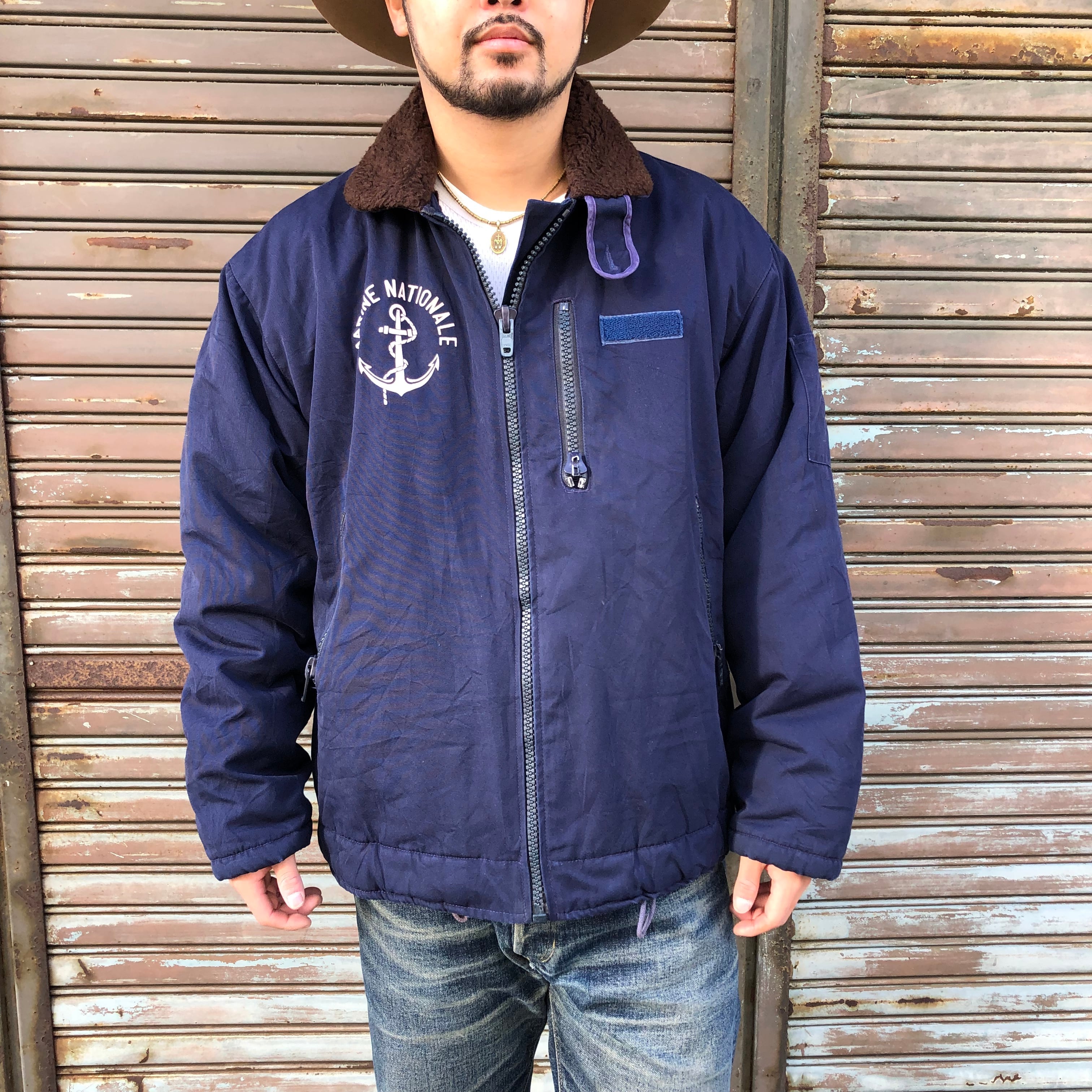 極上 フランス軍 実物 90s French Navy MARINE NATIONALE デッキ  