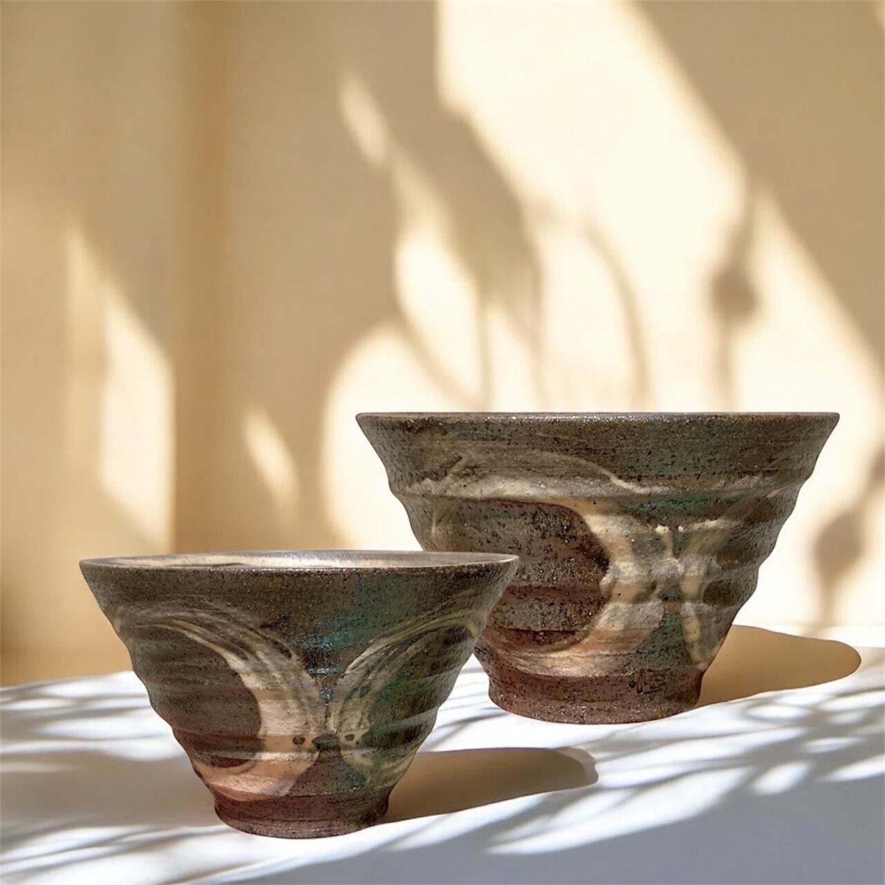 再入荷】丼 M(900 cc)焼締 白刷毛 | TSUNE;田中恒子の器 オンラインストア