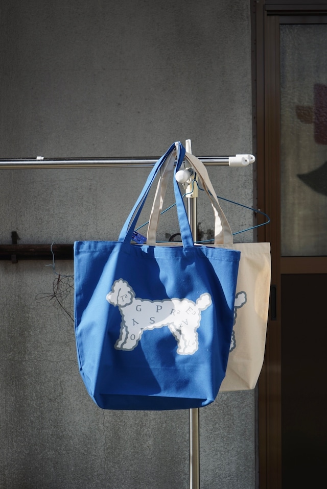BIG tote bag : blue