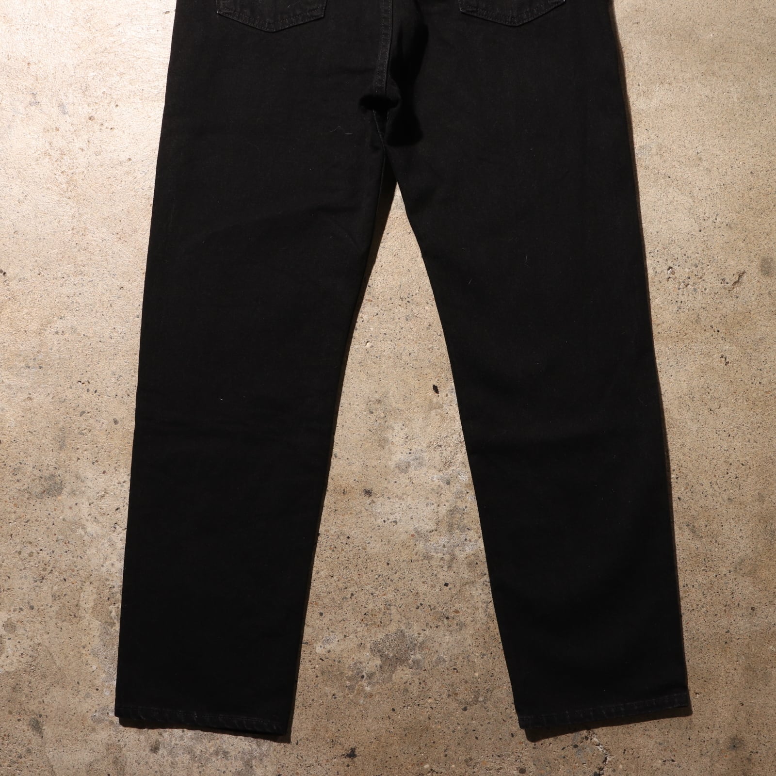 極美品 黒タブ 38×30 Levi's 505 USA サルファーブラックデニムパンツ