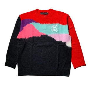【A Good Bad Influence】MULTI COLOR MOHAIR KNIT SWETER