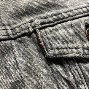 vintage 1980’s LEVI’S “Acid Black” denim jacket