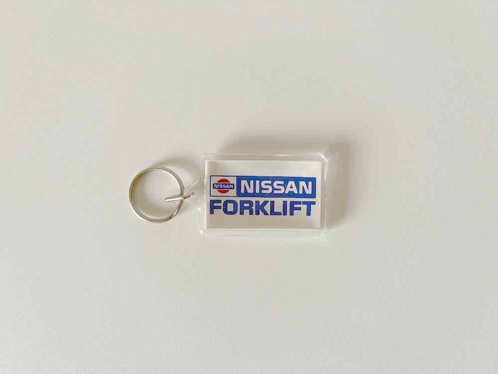 【U.S.】NISSAN FORKLIFTのキーホルダー / NISSAN FORKLIFT keychain