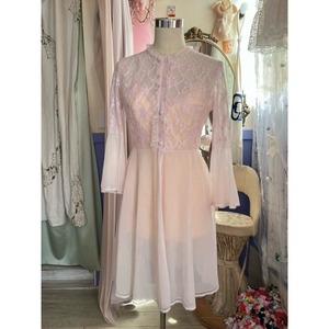 pink lingerie gown
