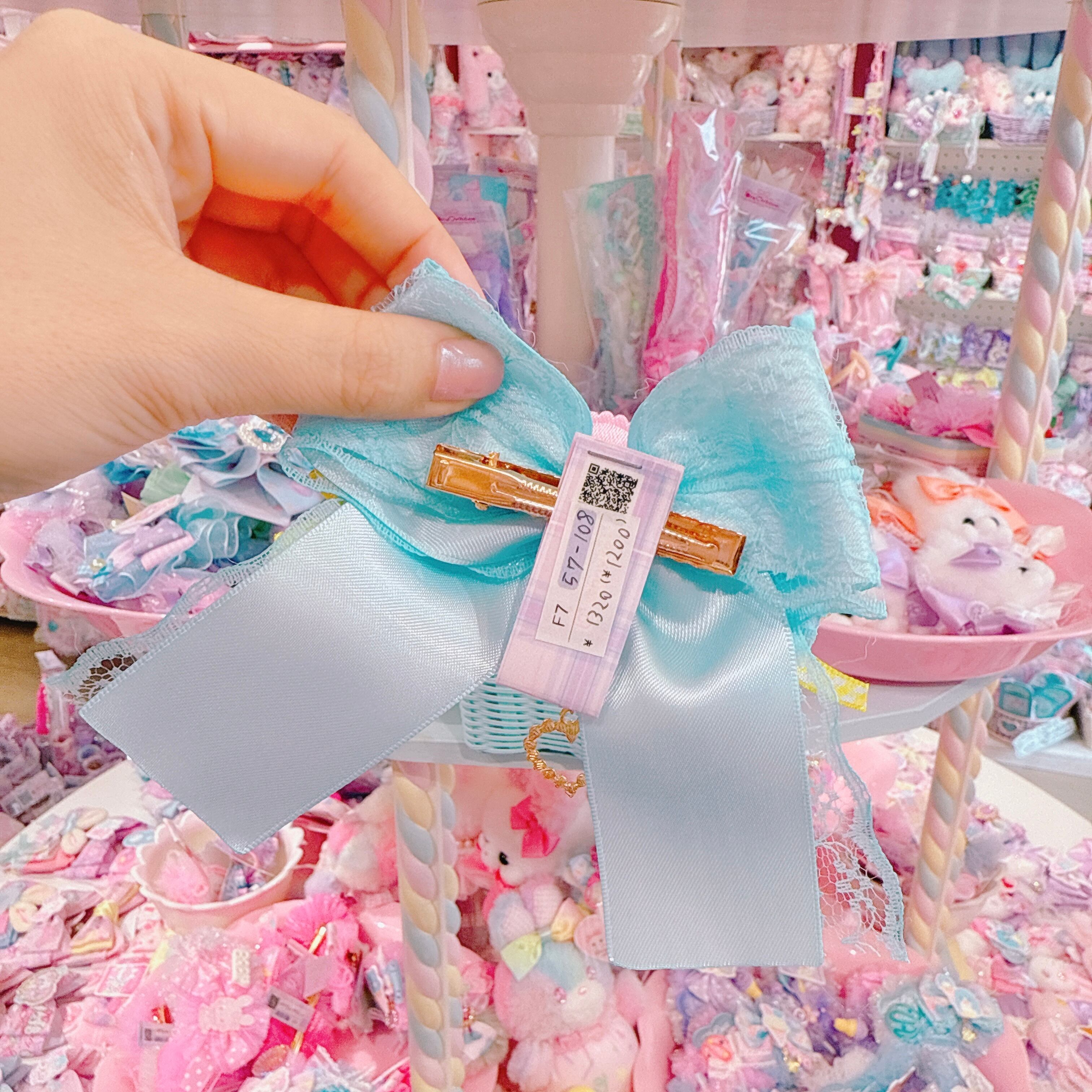 【F7】57-108レースヘアクリップ