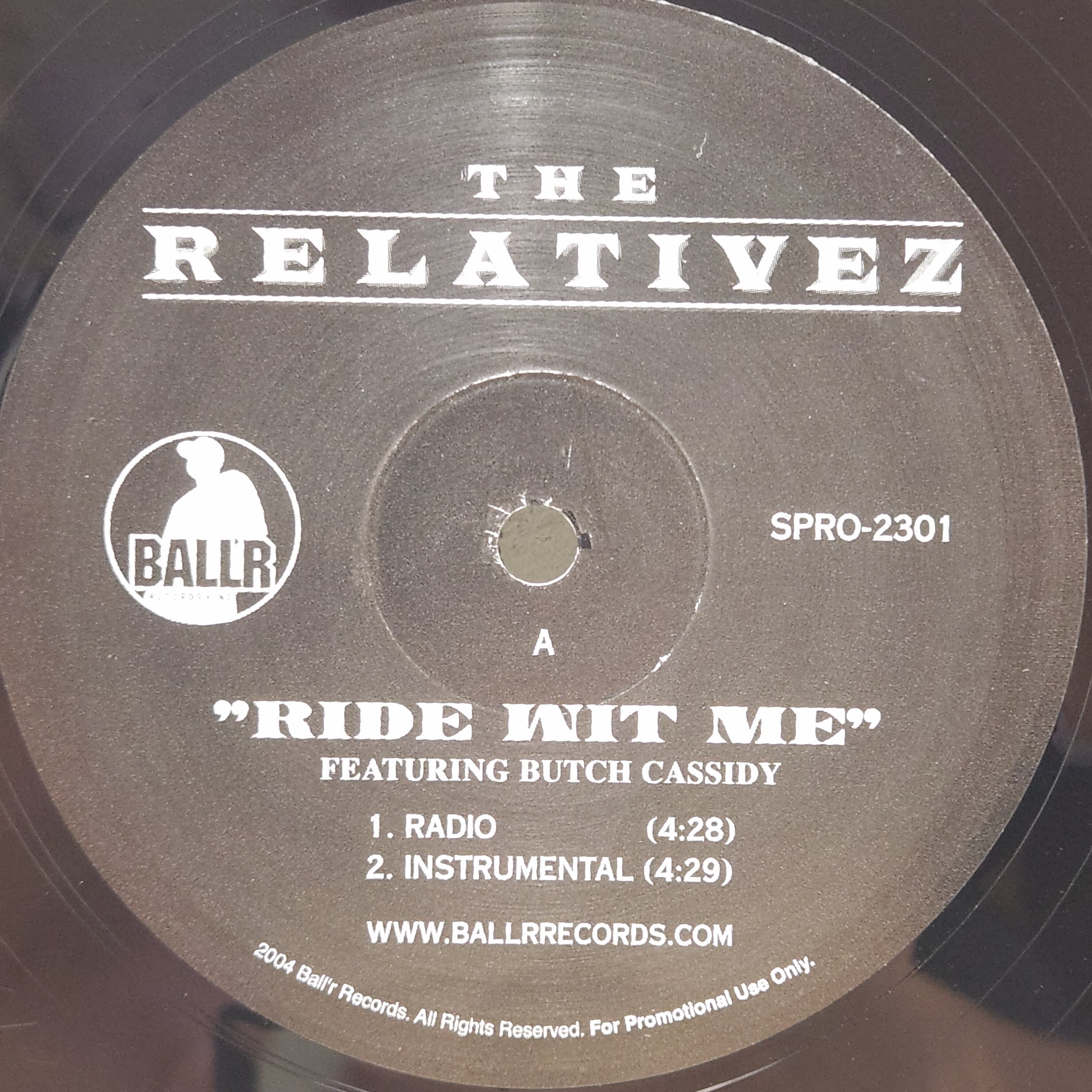 The Relativez / Ride Wit Me [SPRO-2301] - 画像2