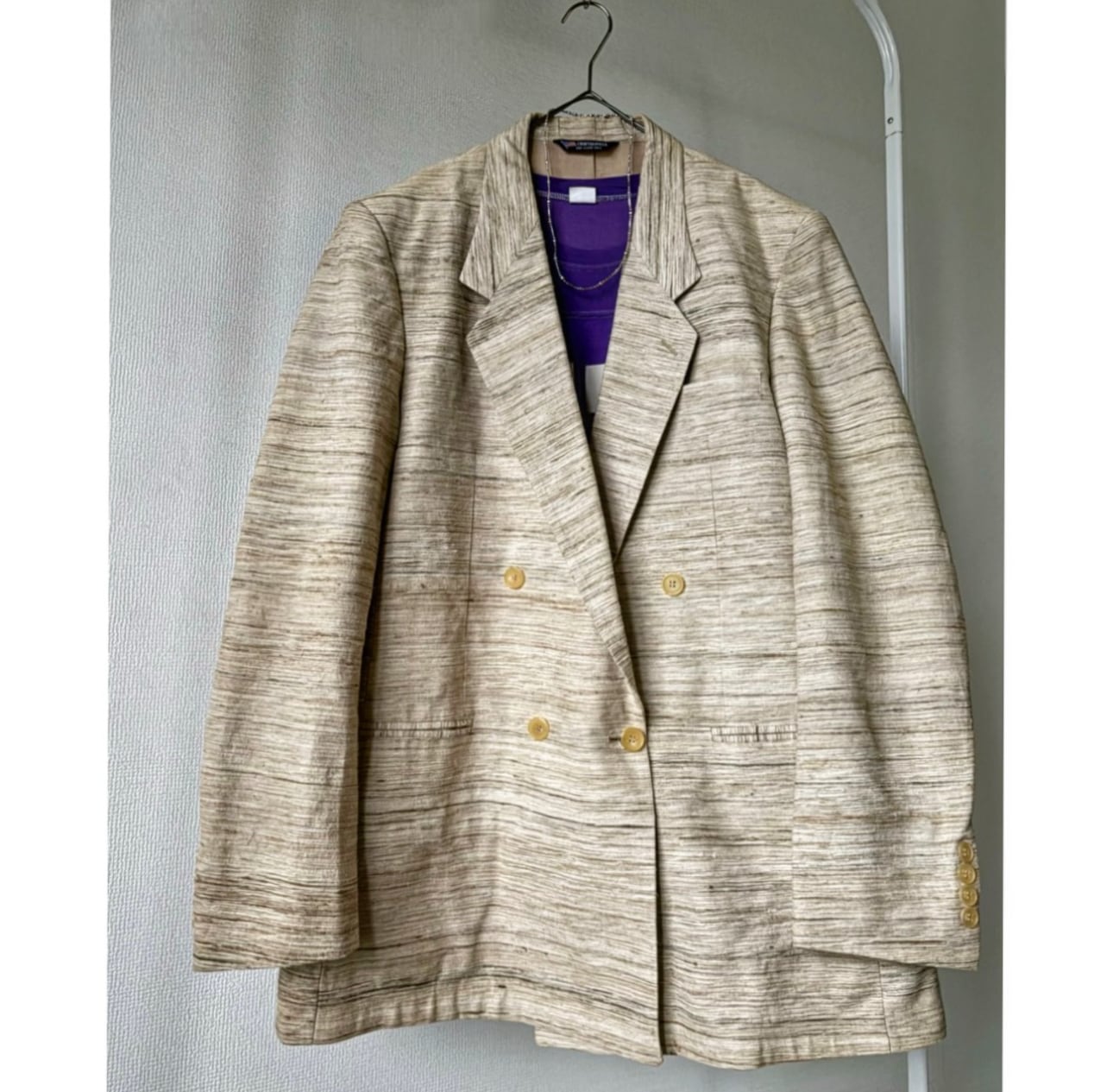 comme des garcons homme デカオム リネンジャケット HOMME COMME des GARCONS 〜1980S デカオム リネンジャケット | PAY ID